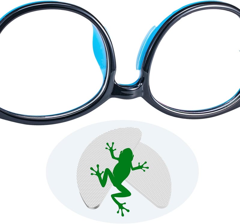 fusanwin Eyeglass Nose Pads, 1mm Thickness, Thousands of Frog-Inspired Microstructured Fibers, Anti Slip Soft Adhesive Silicone Nose Pads, Glasses Nose Pad for Glasses, Sunglasses (10 Pairs Clear) - Image 1